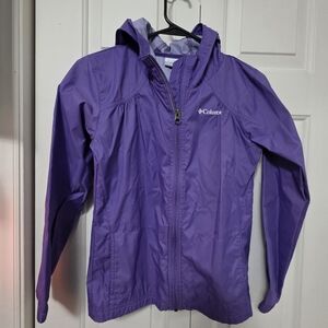 Columbia Vibrant Purple Windbreaker Size M
